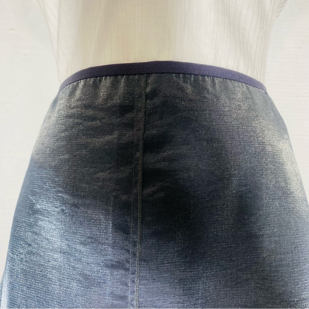 Zara Metallic Pencil Skirt Blogger Favorite Size M - Picture 6 of 14